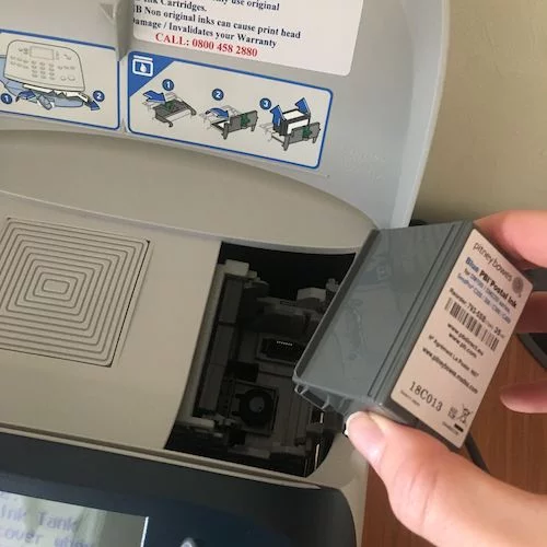 How To Replace The Ink Cartridge In A DM100i-200i Franking Machine